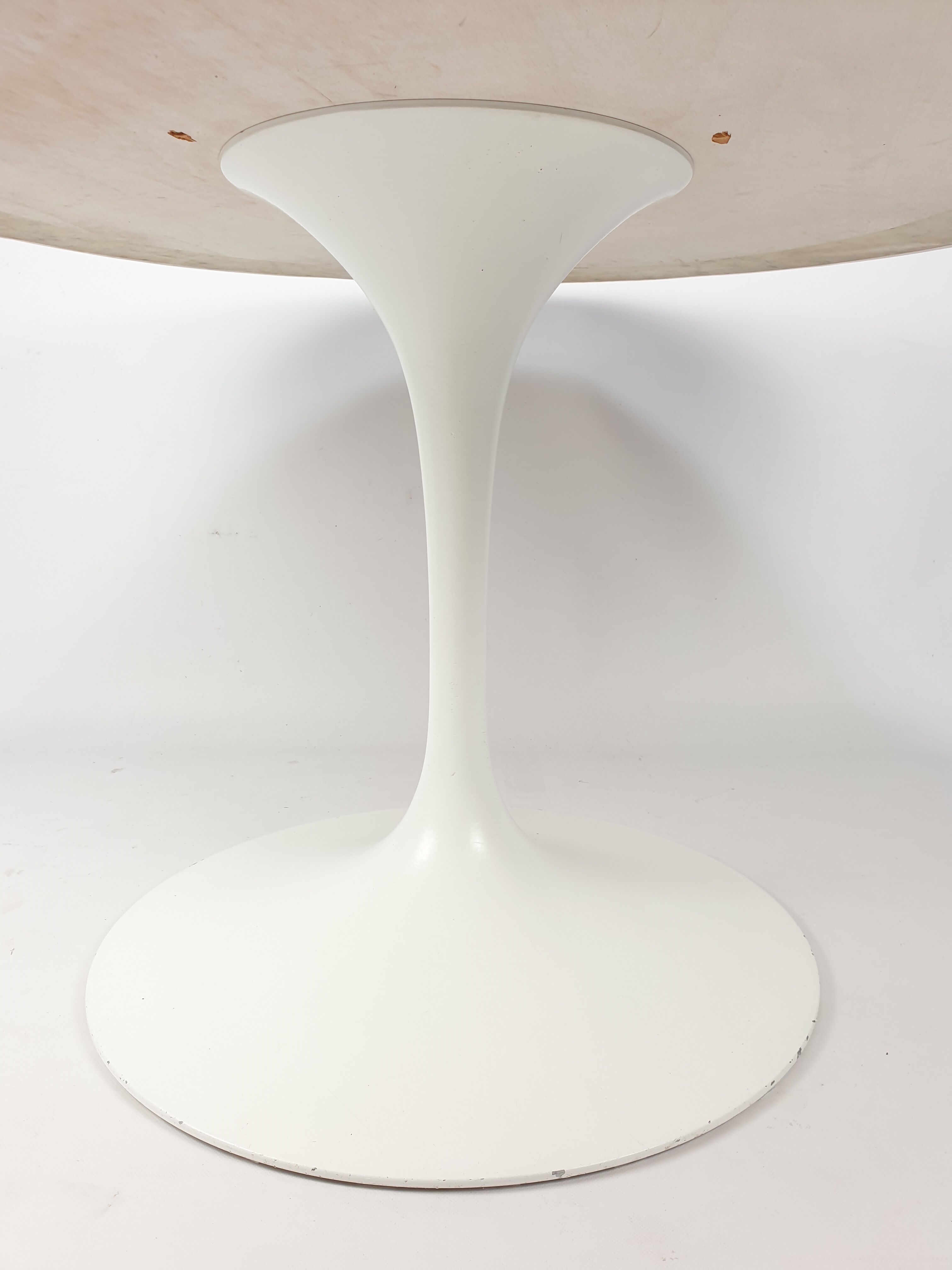 Table à manger en marbre par Eero Saarinen pour Knoll International, années 1970