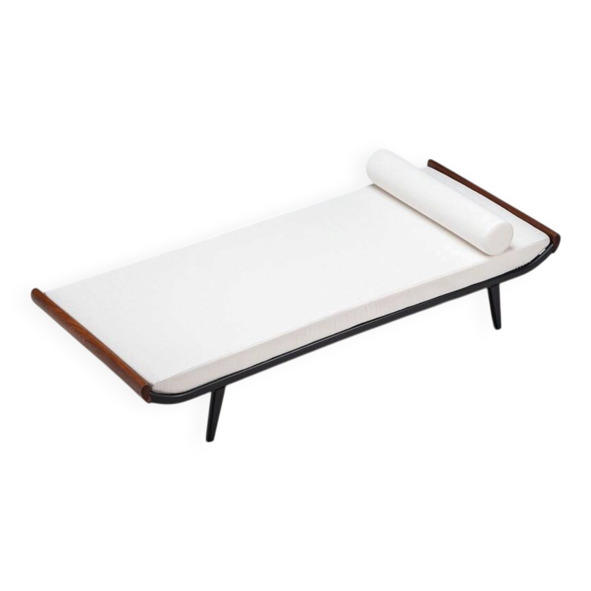 Dick Cordemeijer Cleopatra daybed for Auping in white fabric The Netherlands 1954