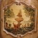 Buffet vénitien laqué et peint du XXe siècle