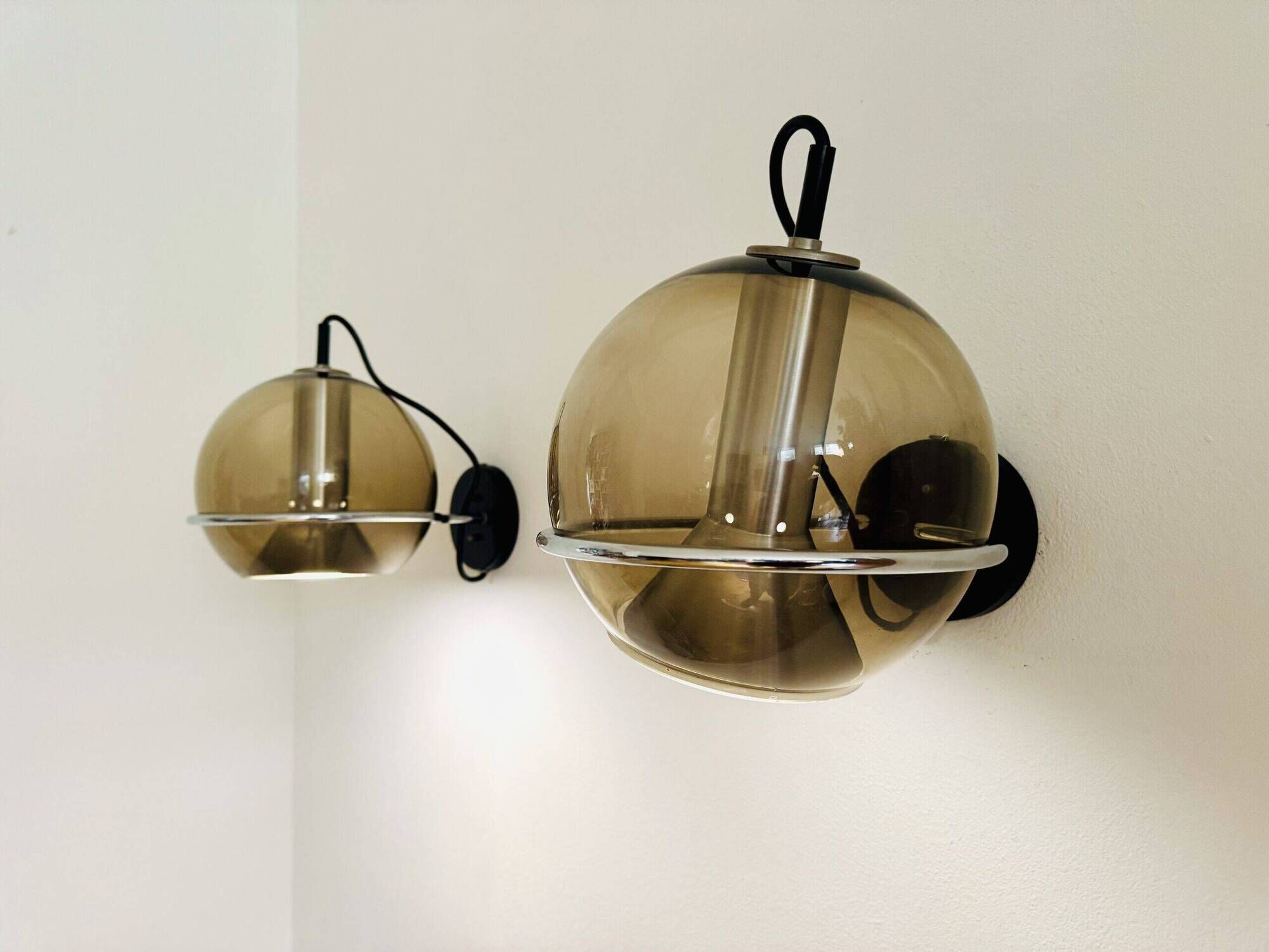 Globe Wall Lamps By Frank Ligtelijn For Raak Amsterdam, The Netherlands, 1960S