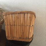 Matching wicker jars