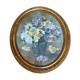 Ancient painting, still life with flowers, 20th century by Georges Ritleng (1875-1972)