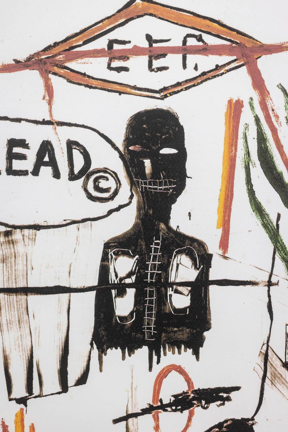 Numbered color silkscreen print, Jean-Michel Basquiat, 1990s
