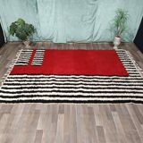 Handmade pure wool rug, size 150/250 cm.