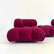 Canapé modulable Camaleonda Bordeaux par Mario Bellini pour B&B Italia