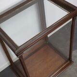 Mahogany showcase late nineteenth century