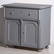 Old living room chest of drawers with two doors (circa 1920) #15