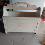 Wooden magazine door