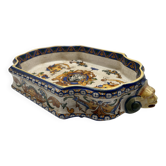 Table centre in earthenware in the style of gien.