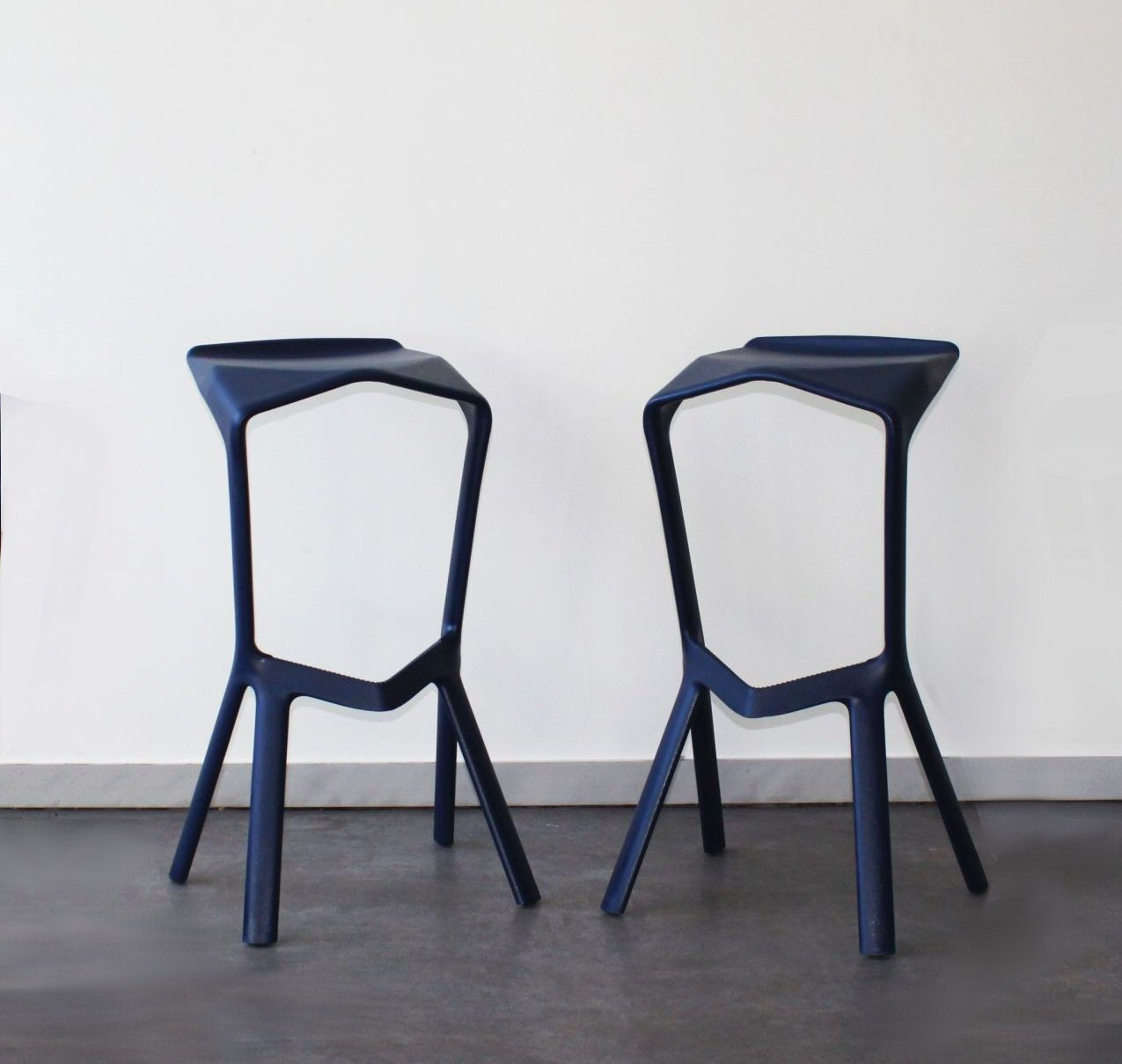 Pair of Miura stools by Konstantin Grcic for Plank, Italy