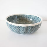 Salad bowl green circular pattern