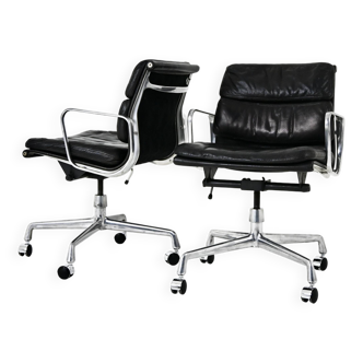 Set of 2 Armchairs by Charles & Ray Eames for Ring Mobelfabrikk Norway, 1970s