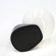 Tissot wall light in dark blue with a white opaque glass globe