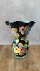 Vase Vallauris signé Gj – décor floral
