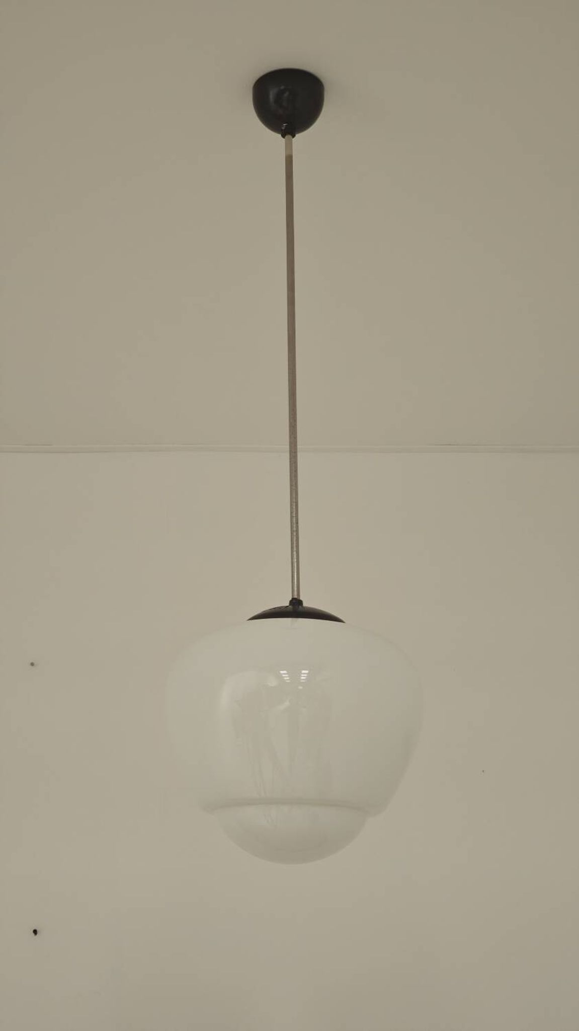 Czechoslovak opaline and Bakelite Bauhaus suspension