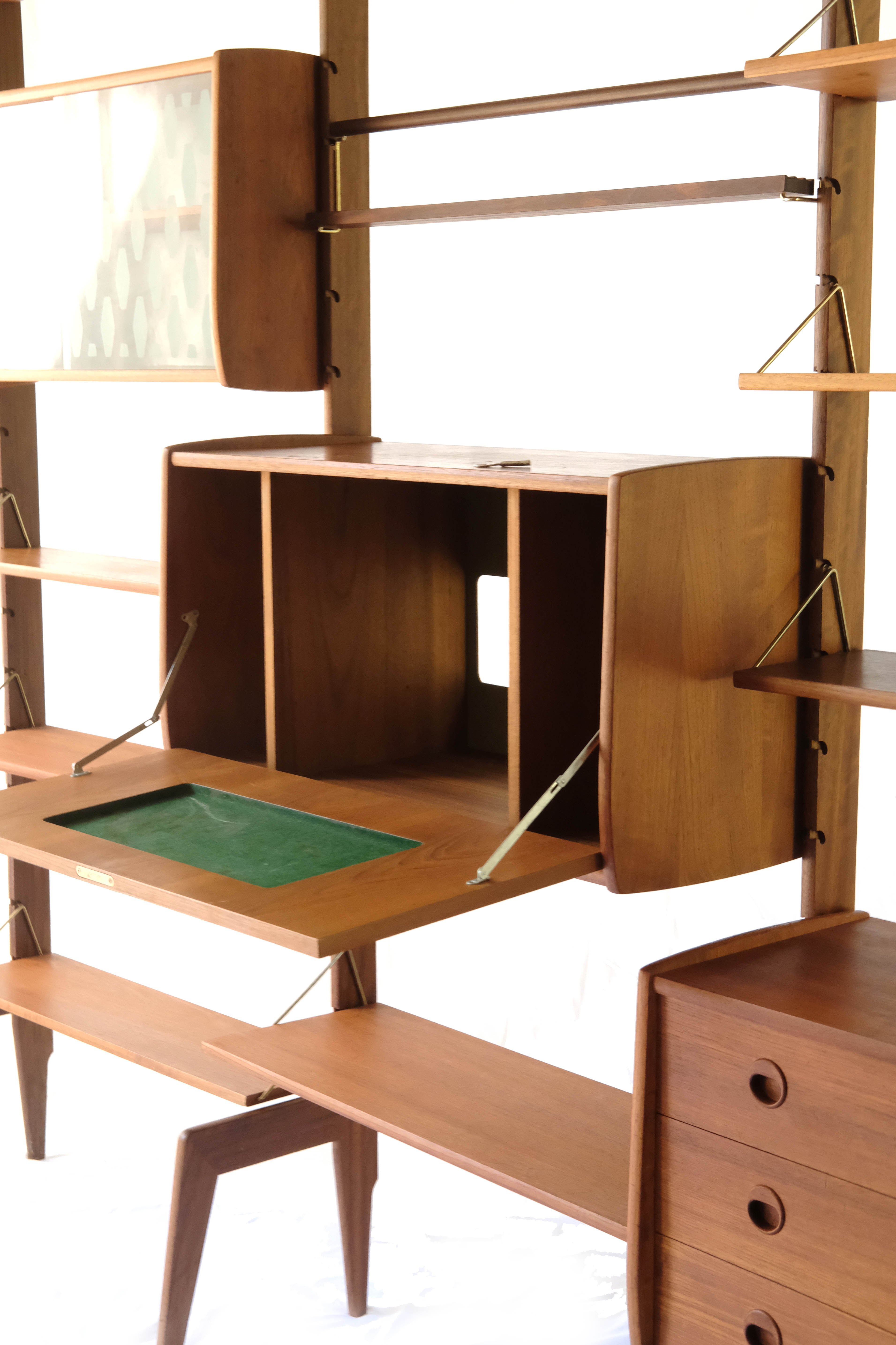 Wall Unit by John Texmon, 3 Modules, Norway, 1960s