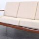 Mid-Century Teak Sofa from Knoll Antimott, 1960s.