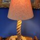 Lampe en corde année 60
