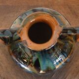 Flamed amphora vase