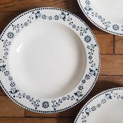 Set of 4 Badonviller soup plates