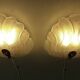 Hillebrand glass wall lamps  1960’s