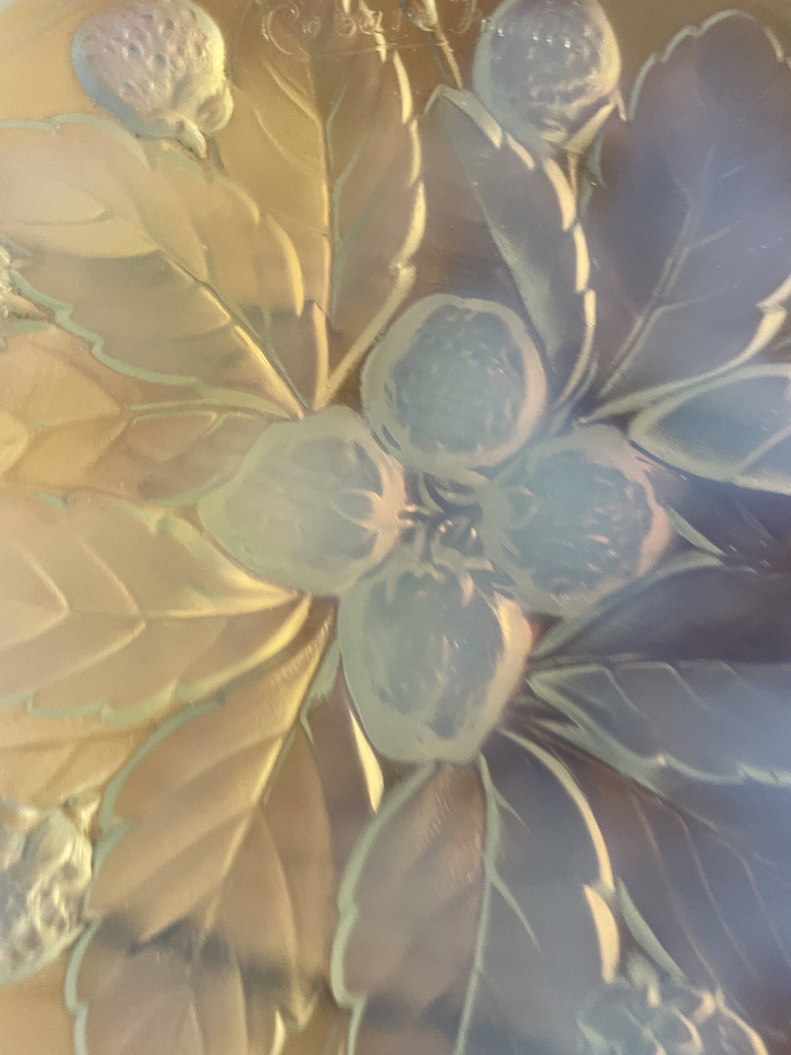 Cesari France opalescent glass bowl