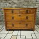 Solid walnut chest of drawers from the 1960s.