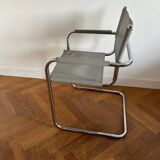 MG5 Grassi style chrome armchair