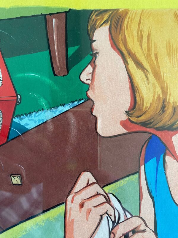 Planche B Comics BD ''Paddy-Paws the Puppy'' from ''Jack and Jill'' 1969