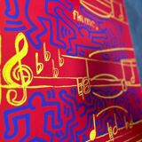 Montreux jazz poster Andy Warhol Basquiat street art 80s design Memphis Haring