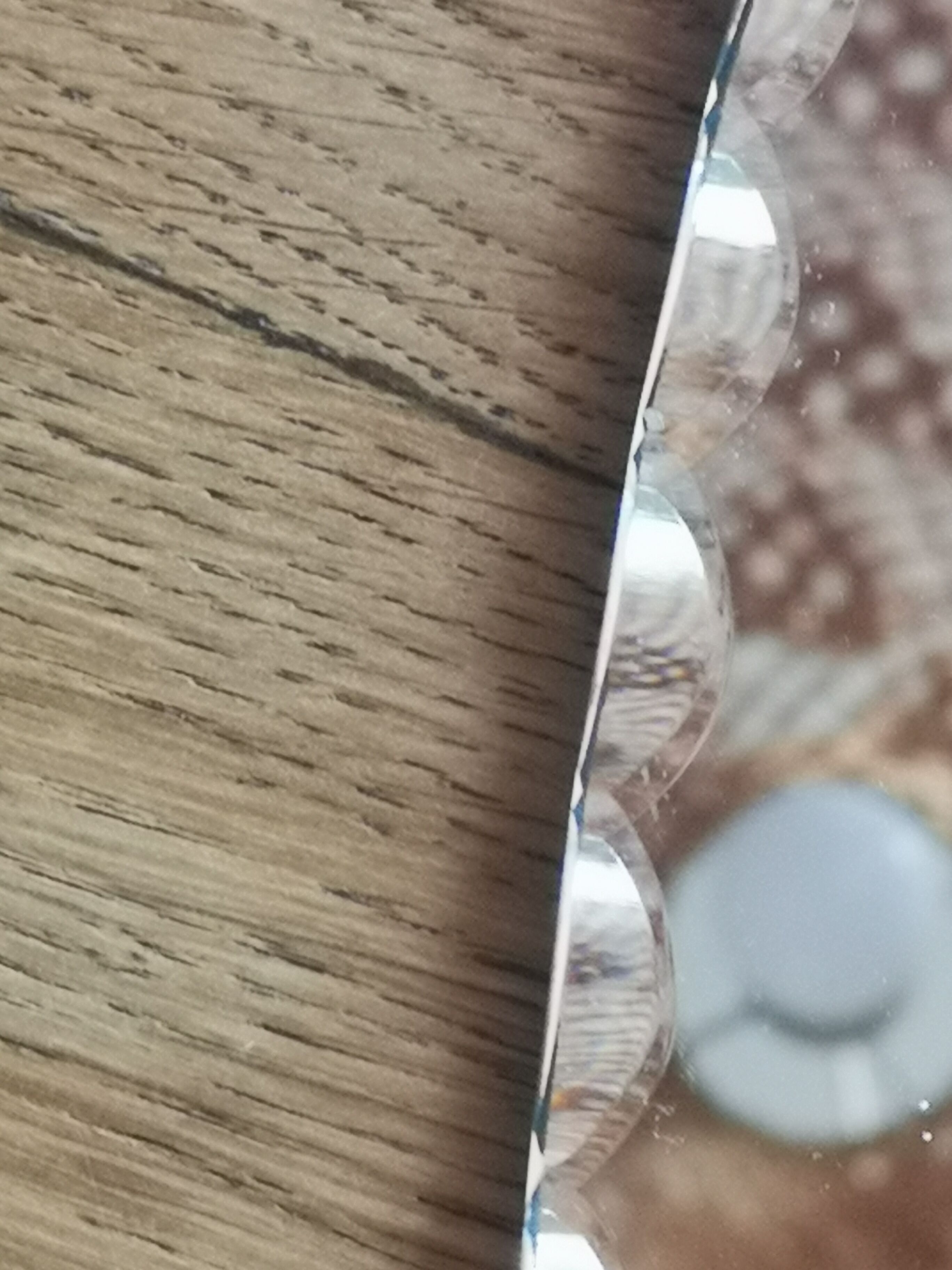 Mirror oval and bevelled 71.5 x 51.5