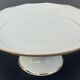 Pair two-course cake dishes Louroux Foecy vintage