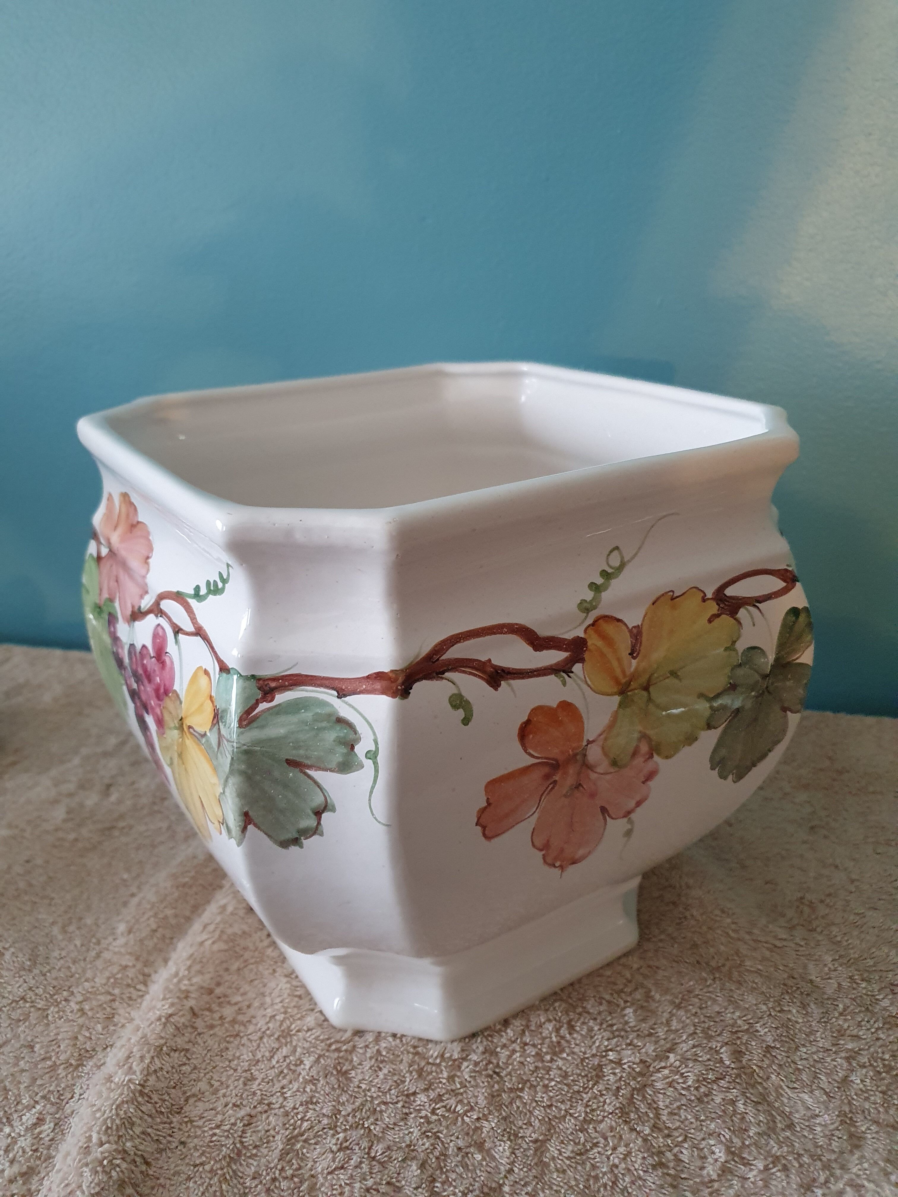 Cache pot larucci for Christian Dior italian faience