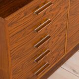 Rosewood drop front secretary desk by Axel Christensen, Odder, ACO Møbler, Denmark, 60s