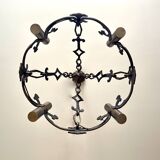 Neo-Gothic chandelier with 4 lights