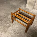 Small wicker rattan seat from the 50s/60s