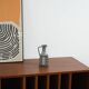 Grey ceramic vase, Danish design, 1970s, manufactured by Frank Keramik