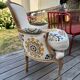Bergère armchair in Louis XV style
