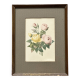 Botanical flower frame