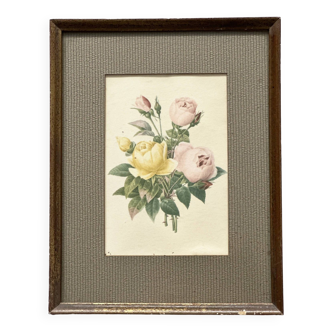 Botanical flower frame