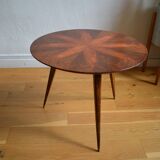 Round tripod coffee table from the 60s