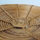 70s bamboo rattan basket