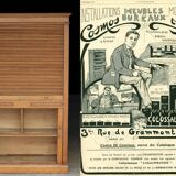 Rare : superbe cartonnier cosmos (vers 1900). marque légendaire !