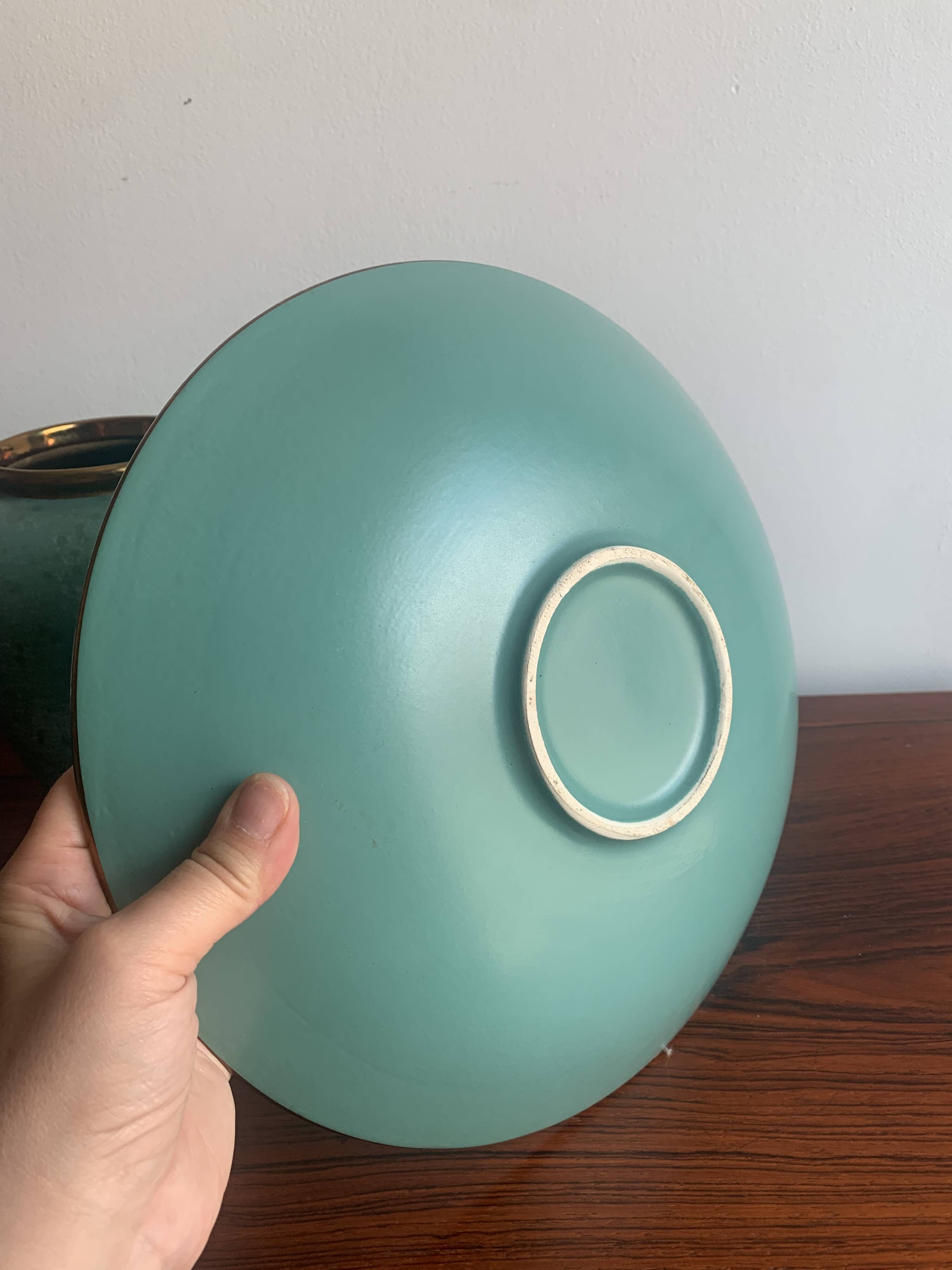 Ensemble en céramique turquoise