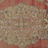 Red & Beige Oushak Rug sku 2489
