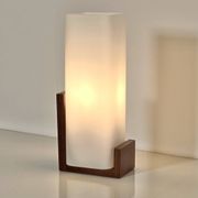 Scandinavian wall light in teak and opaline glass by Louis Kalff for Philips, 1968