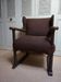 Mid-Century Brutalist Wing Armchair in the manner of Charles Dudouyt, 1950s