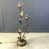 Maison Jansen lotus floor lamp, 1970s