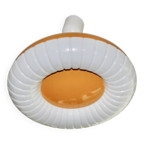 Vintage space age orange pendant pendant for siemens 1970