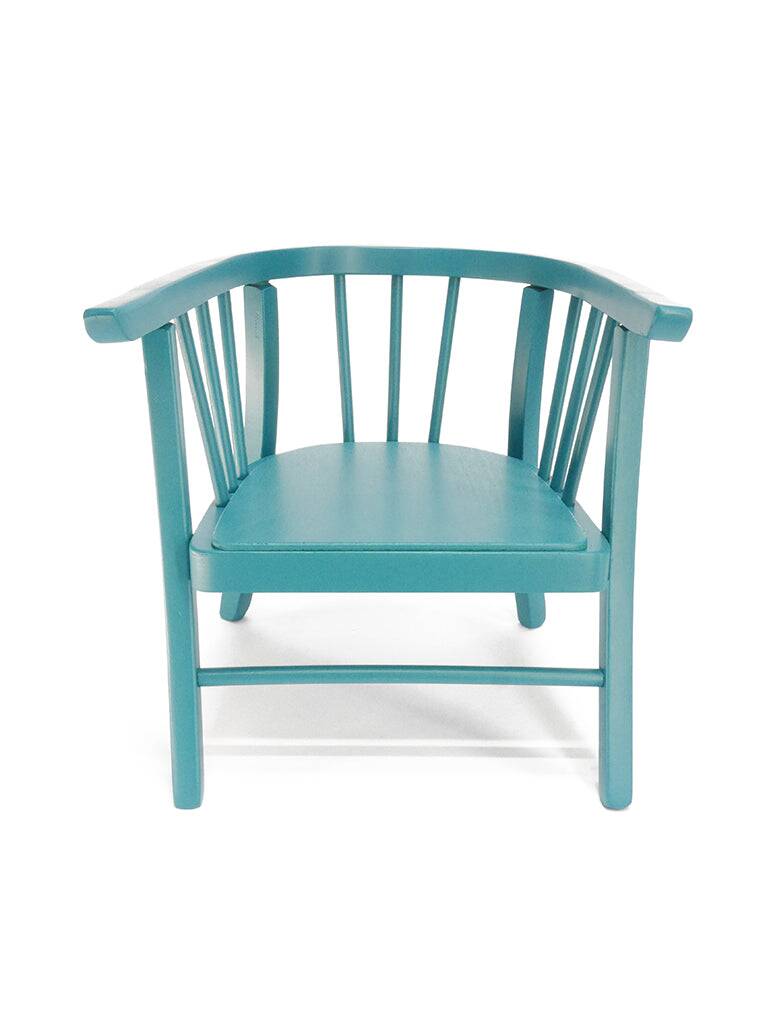 Baumann blue armchair